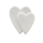 Herz-Vase groß 14 cm Porzellan weiß