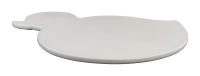Schneidebrett Porzellan Form Ente 24 cm weiß
