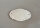 Ovales Schild 11,5cm Reliefrand 2 Löcher Porzellan weiß Etikett Anhänger