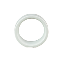 Serviettenringe Serviettenhalter weiß Porzellan 5 cm rund schlicht