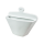 Behälter für Kaffee-Filter Größe 4 Filtertütenhalter Wandhalterung Gefäß Porzellan weiß